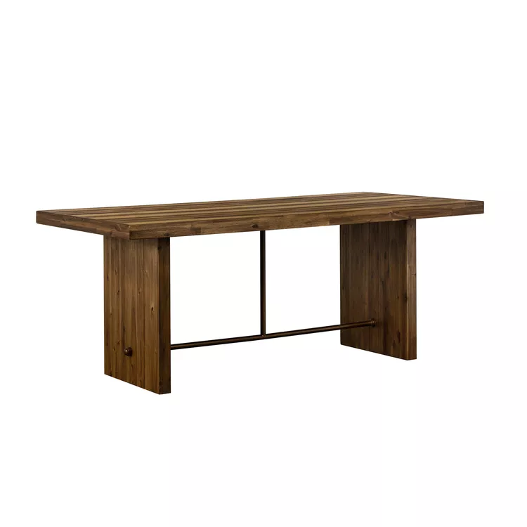 Armen Living Rustic Oak Dining Table - Superb