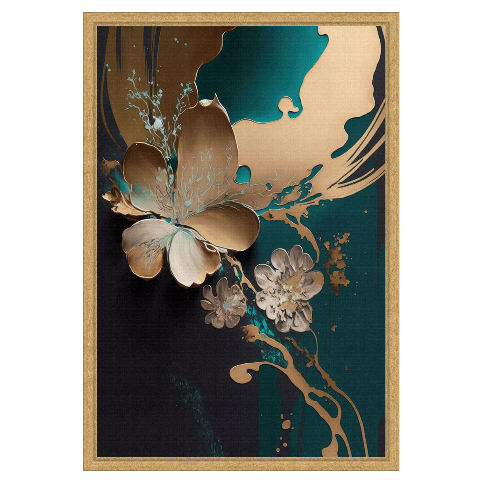 Azura Complement by Bella Eve Framed Canvas Wall Art