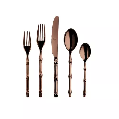 Bali Bronze Flatware by Mepra