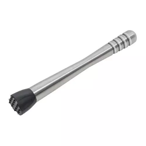 Barstik Stainless Steel Muddler, 8.6" by Uber Tools CLEARANCE