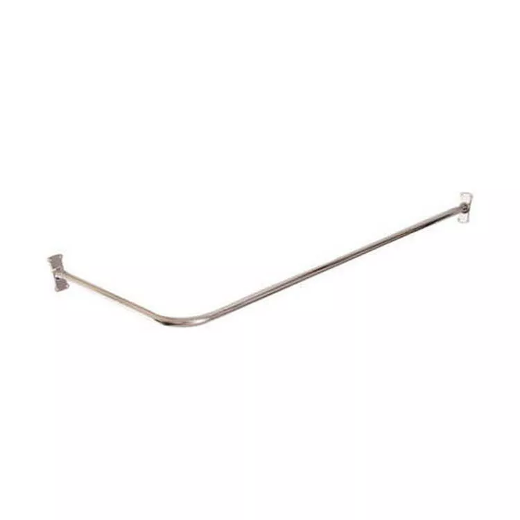Bathroom Corner Shower Rod Solid Brass 60x26 - Barclay Products