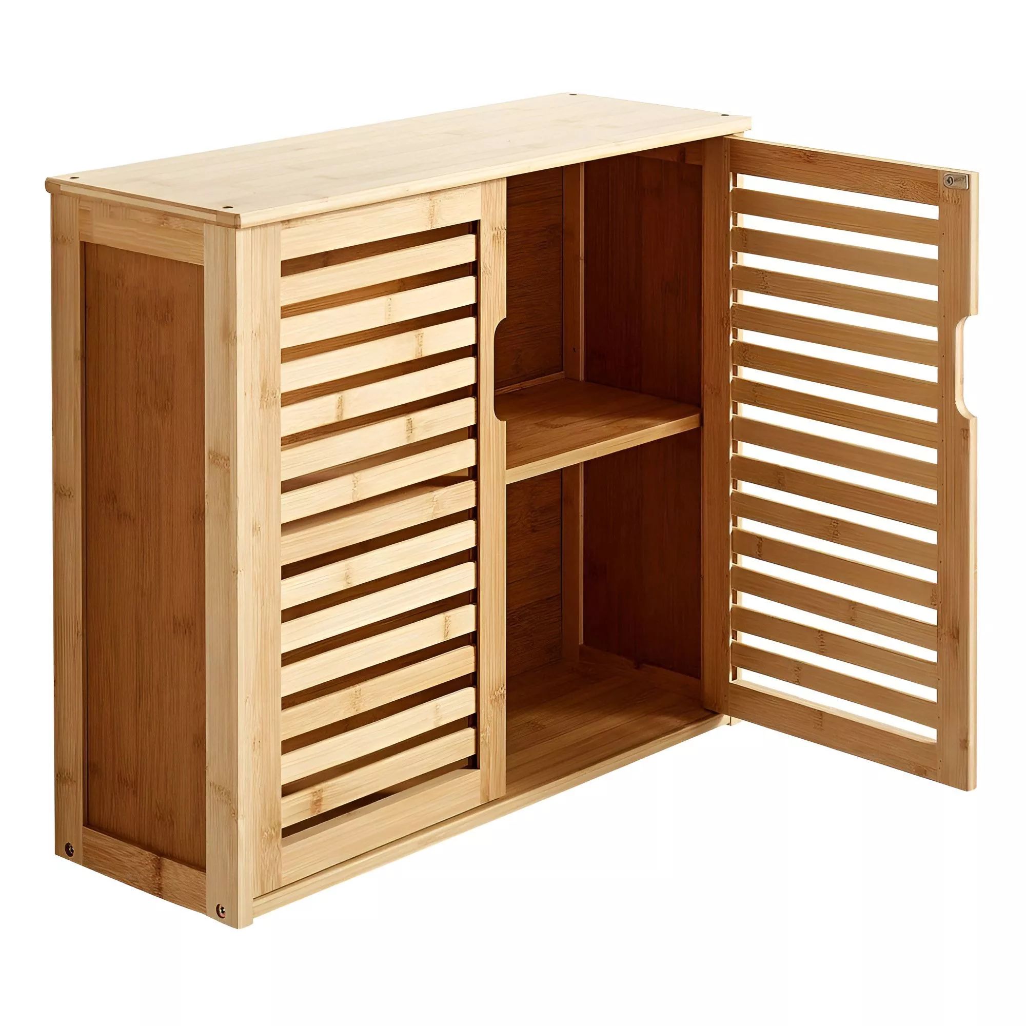 Bathroom Wall Storage Cabinet with Adjustable Shelf for Kitchen and Laundry