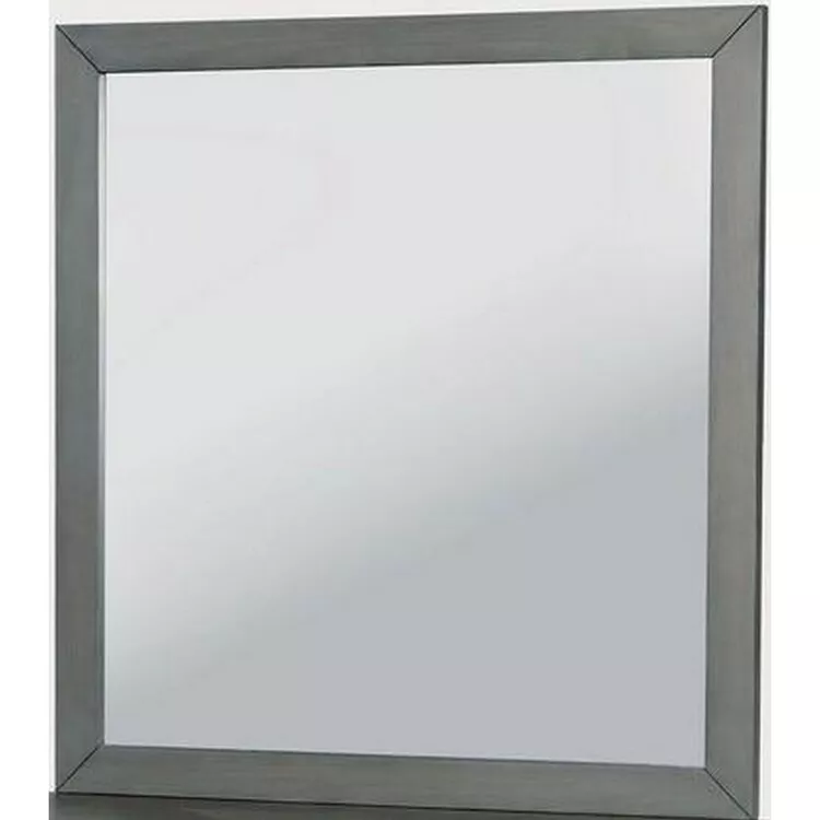 Benjara Lennart Gray Rectangular Mirror