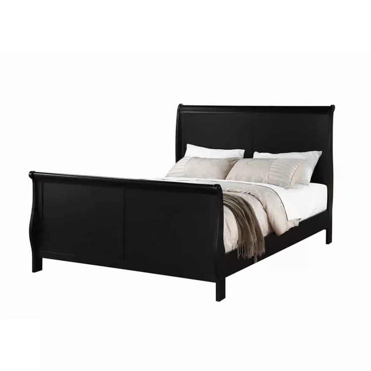 Benjara Magnificent Twin Bed,Cherry