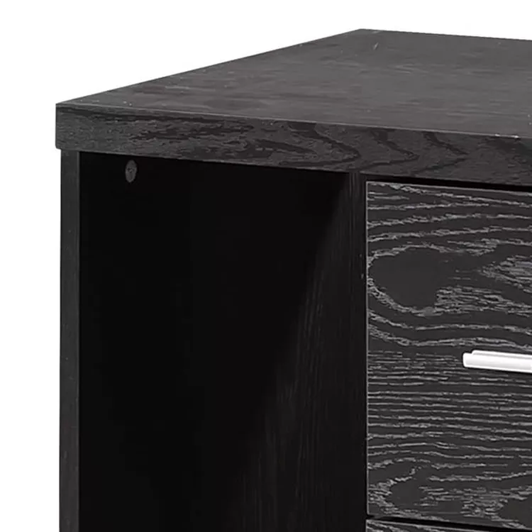BenJara Smartly Organised CPU Stand With Two Drawers, Black
