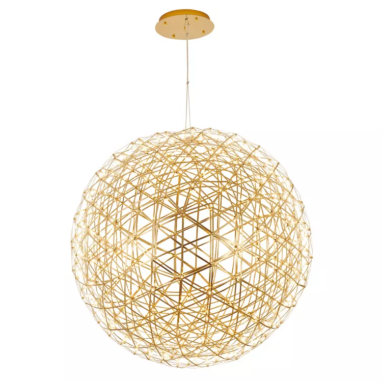 Bethel Gold Star Ceiling Light Dimmable LED Globe Fixture