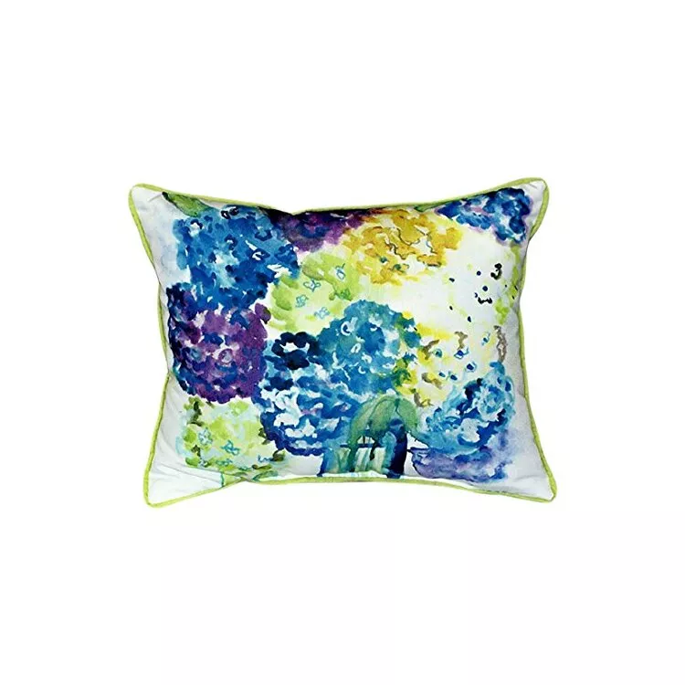 Betsy's Hydrangea Large Indoor/Outdoor Pillow 16x20
