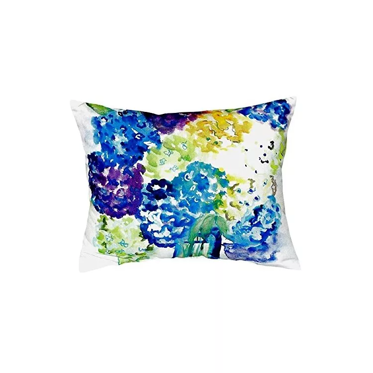 Betsy's Hydrangea No Cord Pillow 16x20