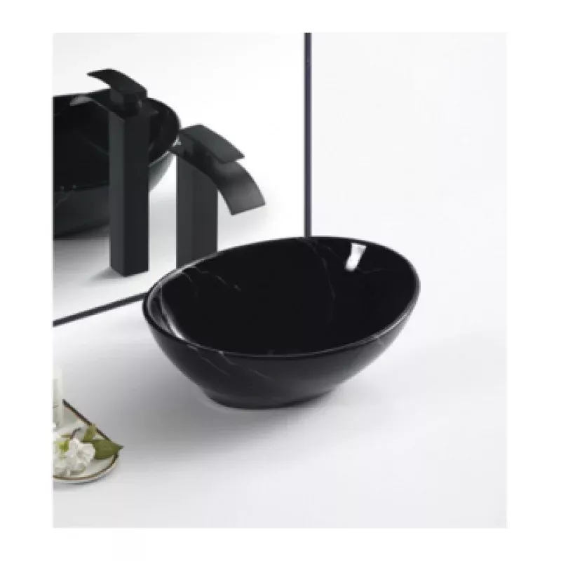 Black Above Counter Basin 420*340*145mm