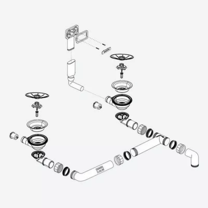 Blanco Infino Waste Set 234452