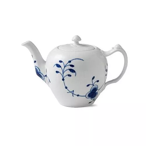 Blue Fluted Mega Teapot by Royal Copenhagen