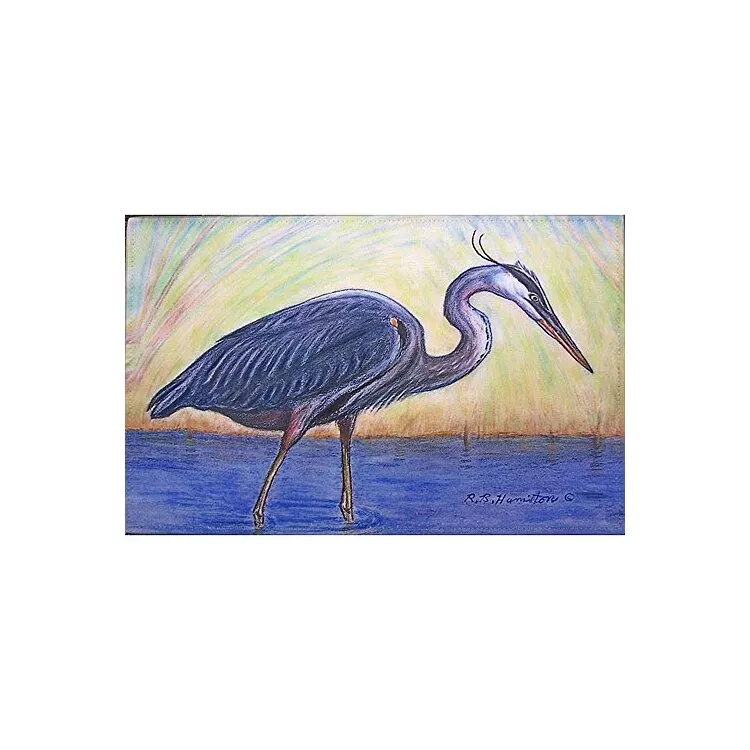 Blue Heron Door Mat 30x50