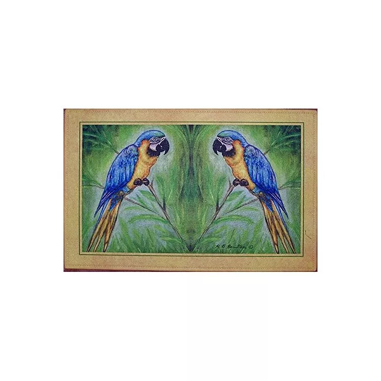Blue Macaw Door Mat 30x50