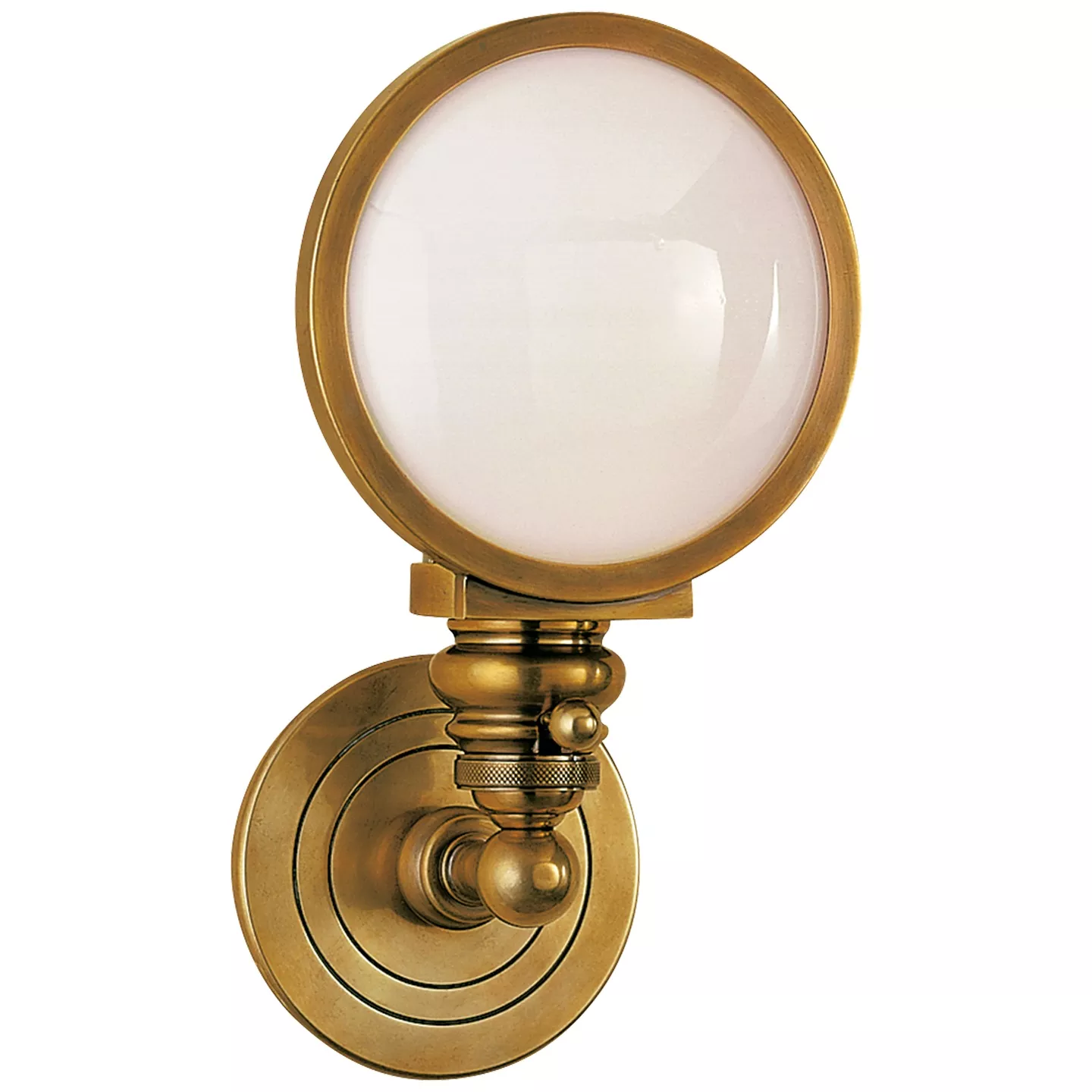 Boston Head Light Sconce inAntique Brass