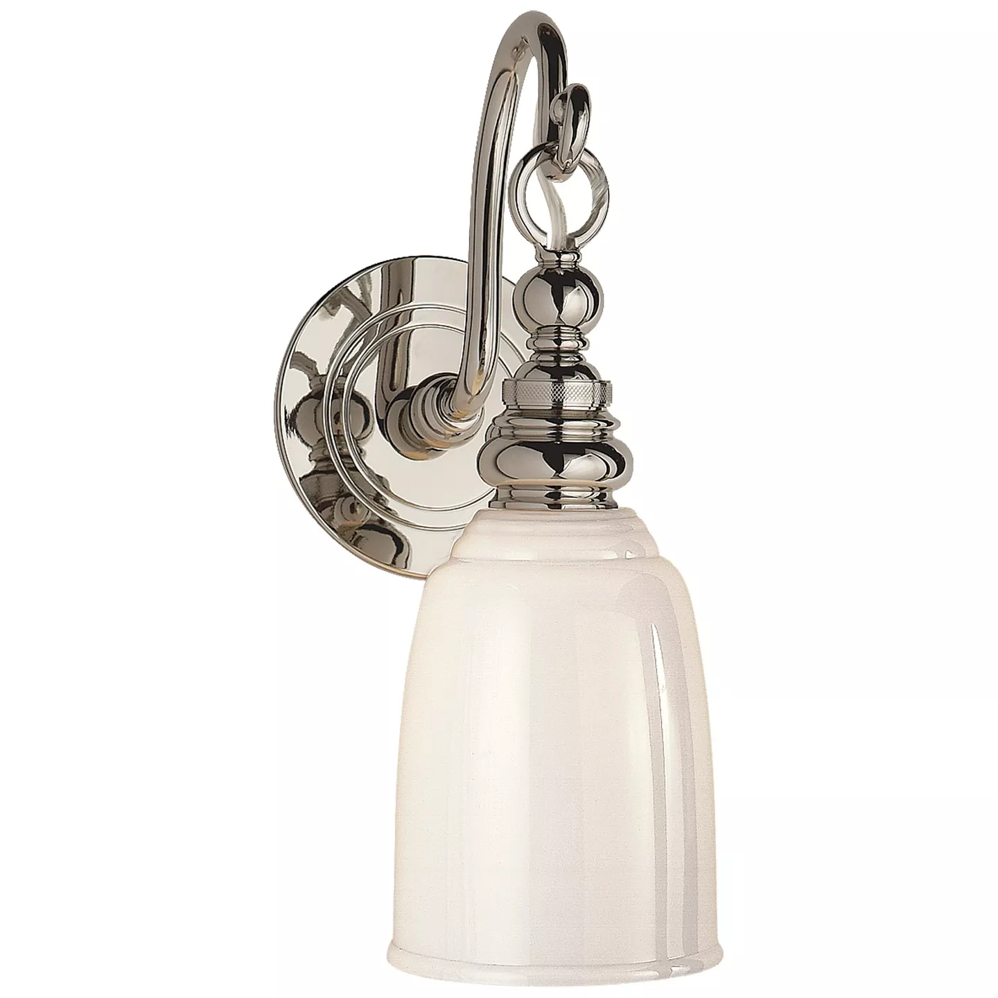 Boston Loop Arm Sconce in Chrome