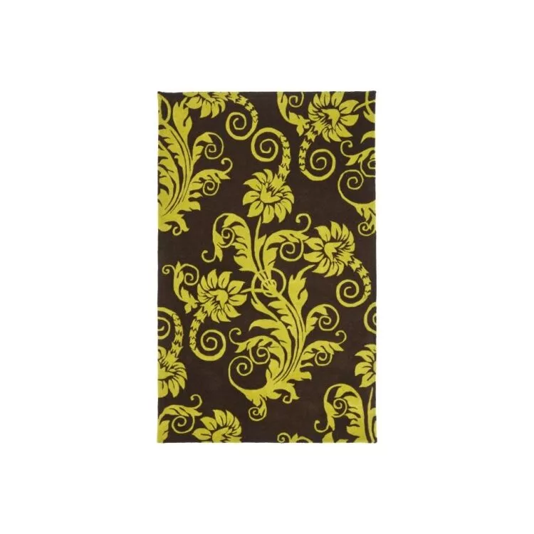 Brown/Gray Modern Rugs - Large Rectangle Shape 9'6x7'6