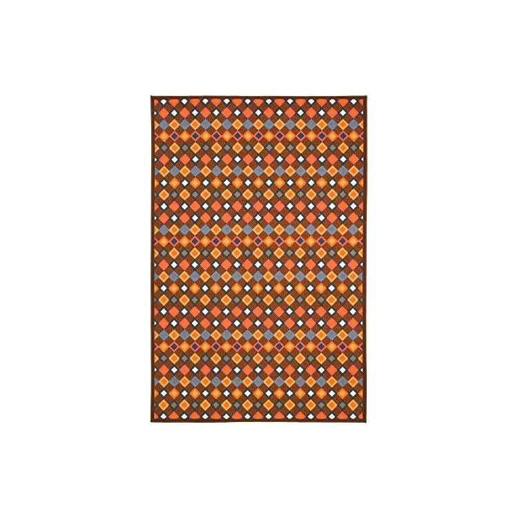 Brown Multi Color Transitional Rugs 6x4ft Rectangle Size - Safavieh