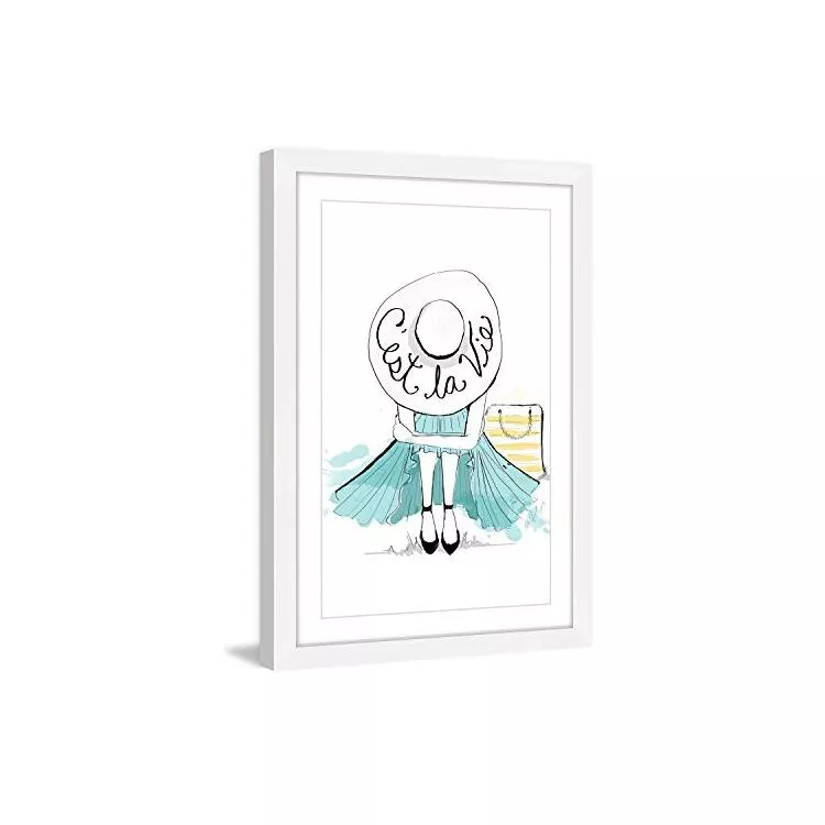 C'est La Vie Framed Painting Print