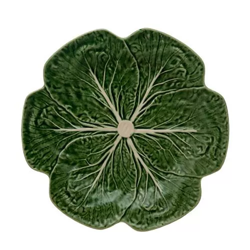Cabbage Dinner Plate, 10.5" by Bordallo Pinheiro