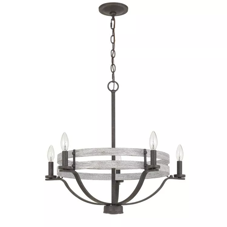 Cal Lighting Metal Chandelier Brig