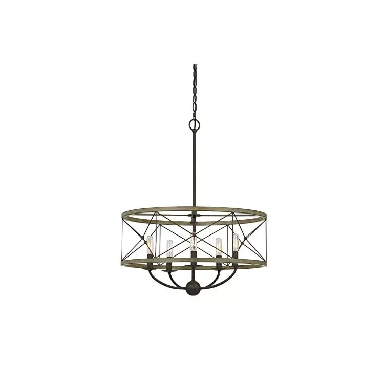 Cal Lighting Modern 5-Light Pendant Lighting Modica