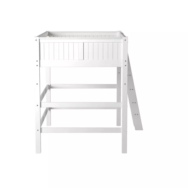 Camaflexi Panel Headboard - Full Size High Loft Bed - Grey Finish