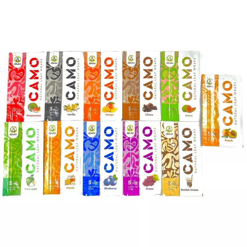 CAMO self-rolling leaf wraps (11 Flavor Sampler Pack)