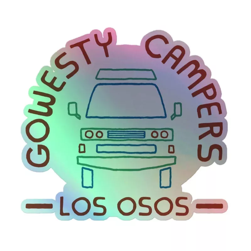 Campers "Friendly Face" Holographic Sticker