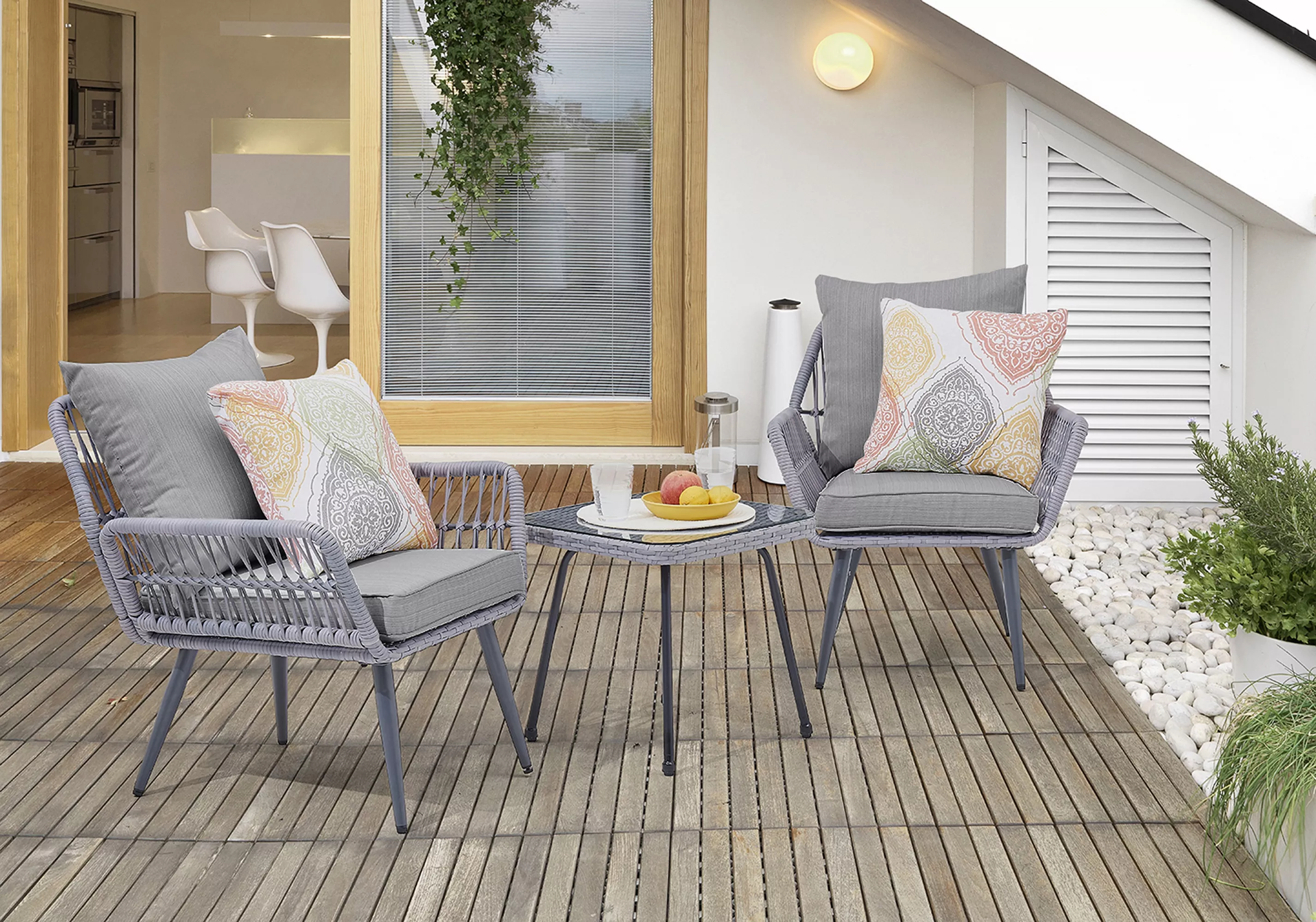 Cannes Gray Patio Set
