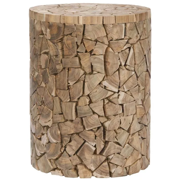 Canyon Teak Round Stool