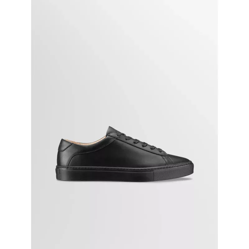 Capri Leather Sneaker in Nero