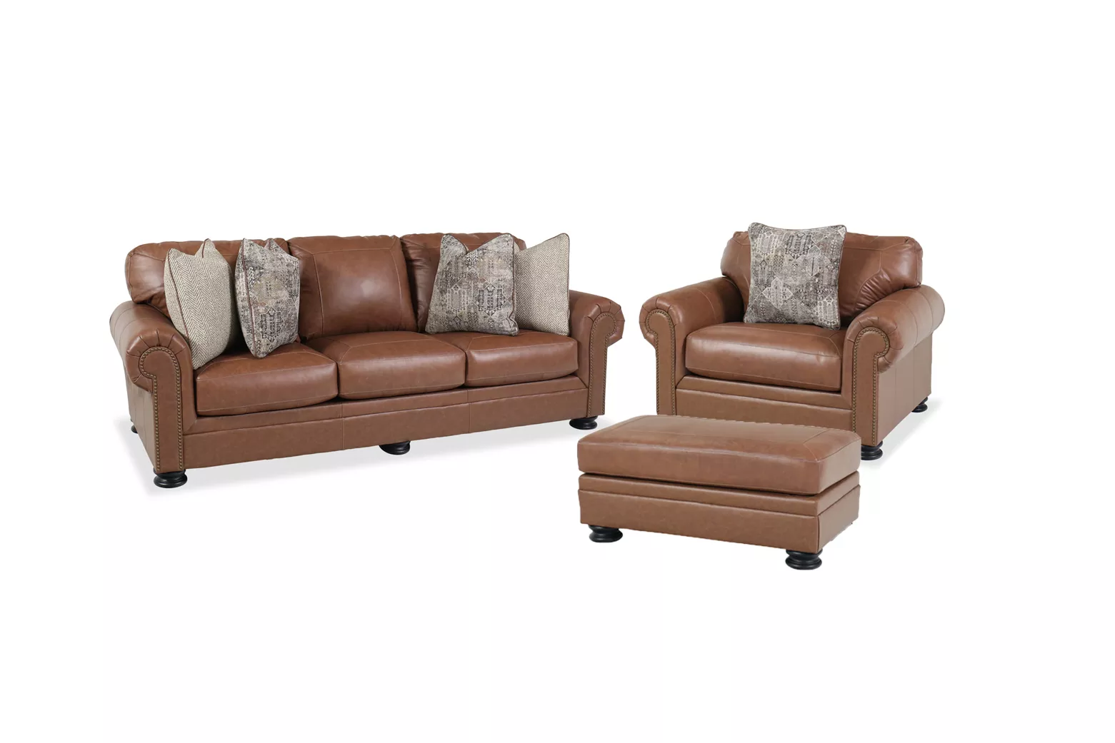Carianna 3 Piece Set with Ottoman