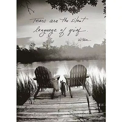 Casper Visiting His Dock - Greeting Card - Sympathy