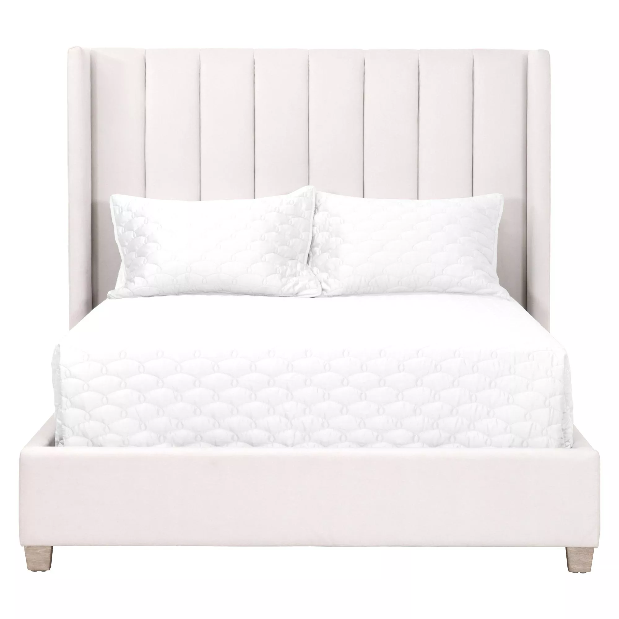 Chandler Cal King Bed in Cream