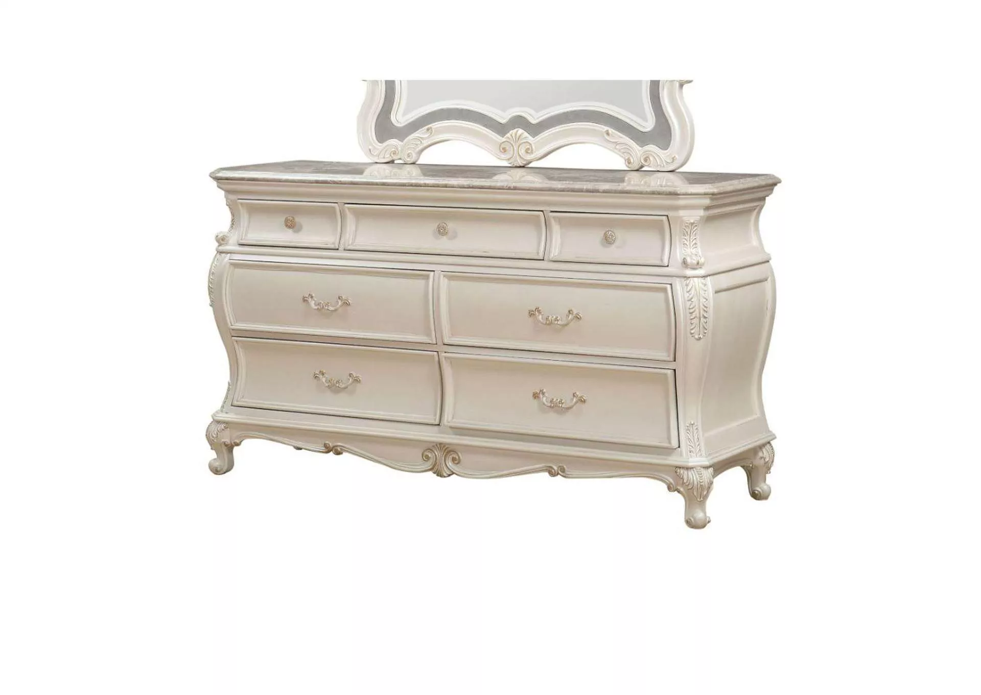 Chantelle Dresser with Marble Top