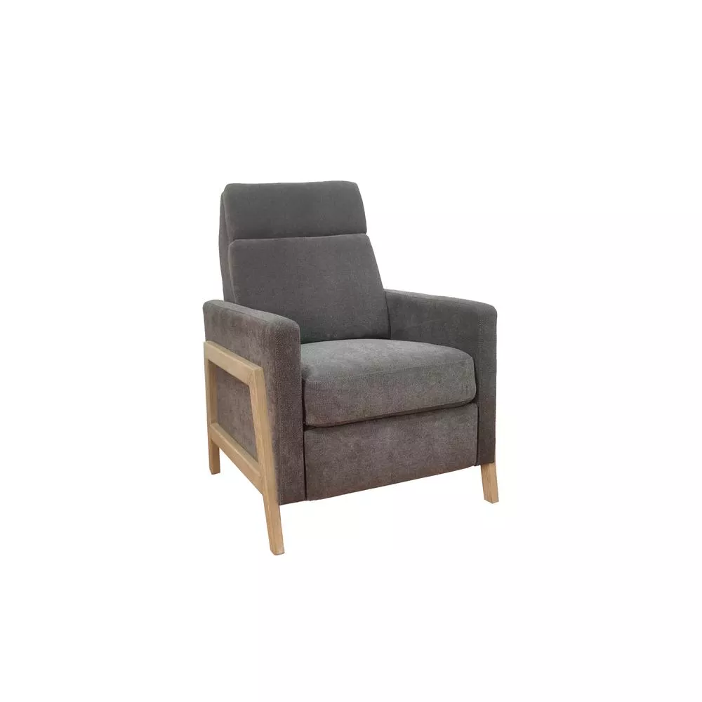 Chapel Hill Recliner With Wood Frame