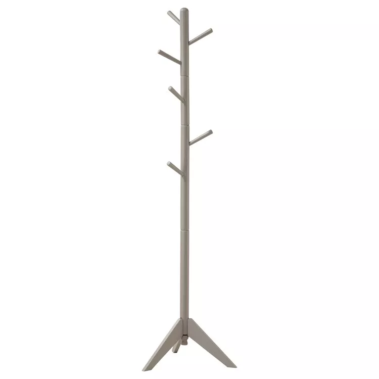 Coaster 6-peg Coat Rack Grey