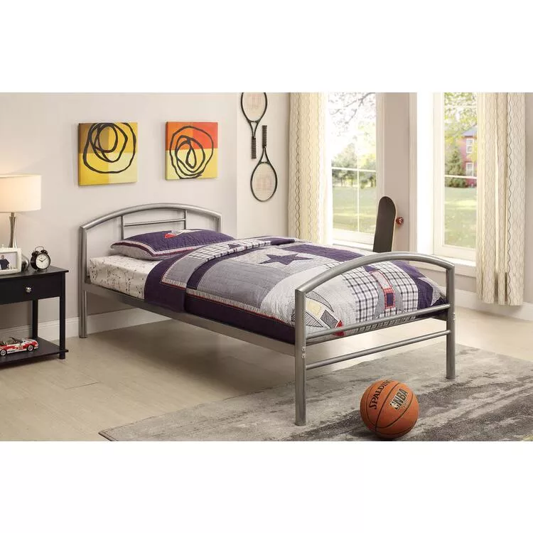 Coaster Baines Twin Metal Bed Silver