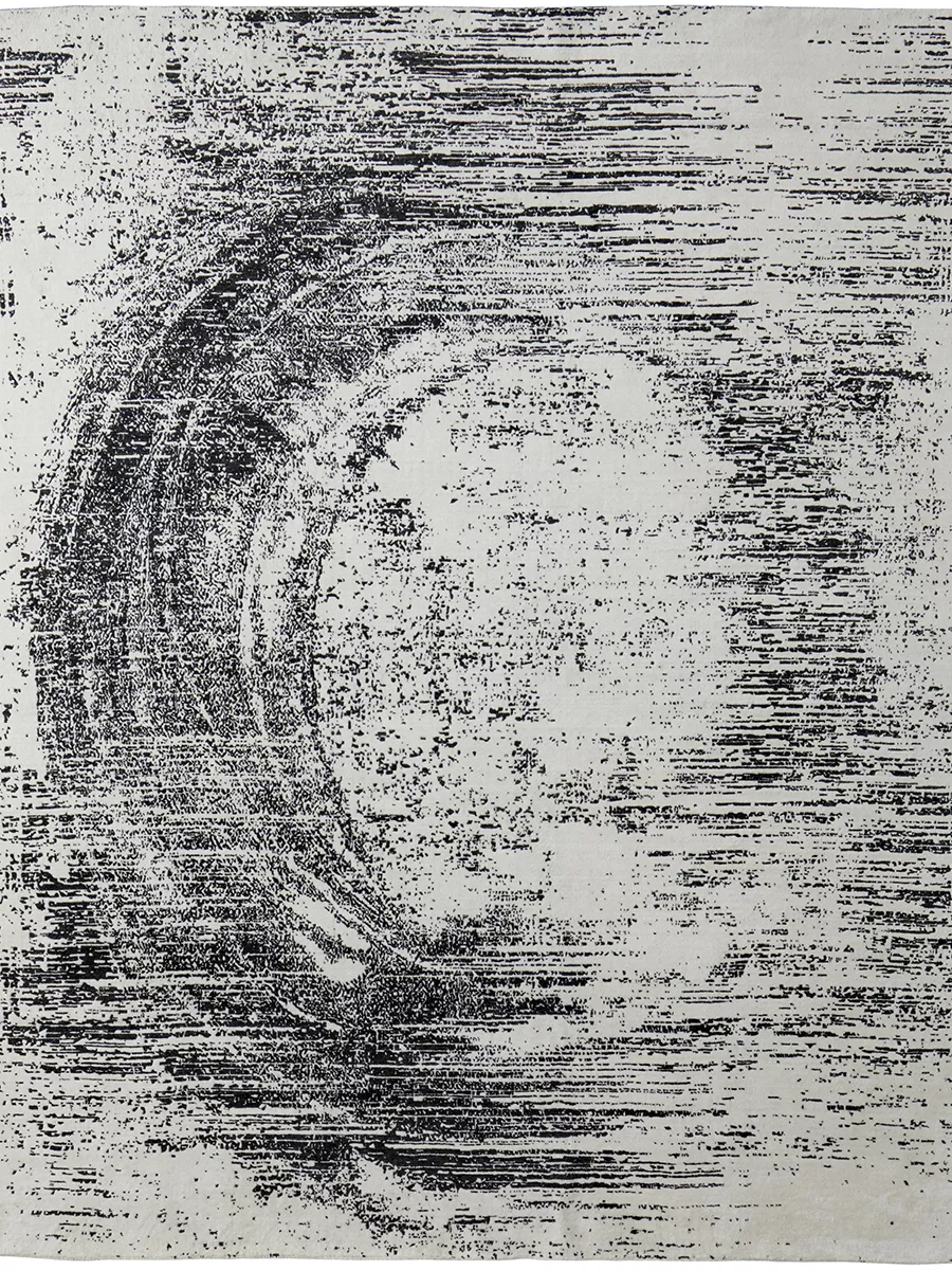Coda 8928F 2' x 3' Black/White Rug