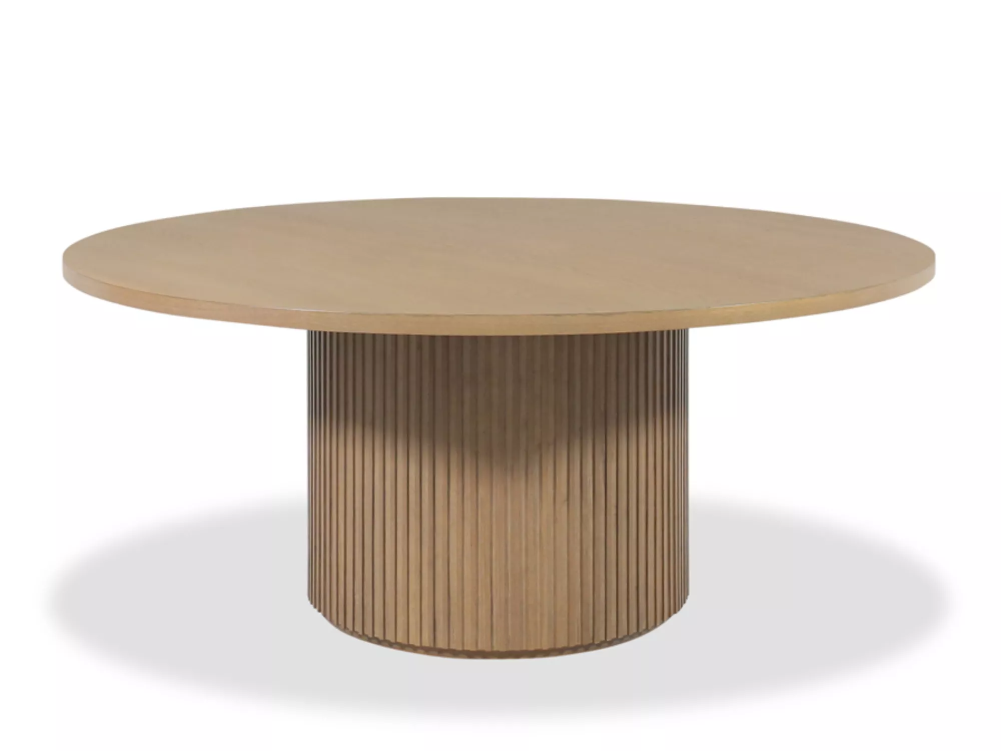 Colvin 72" Round Dining Table in Toffee