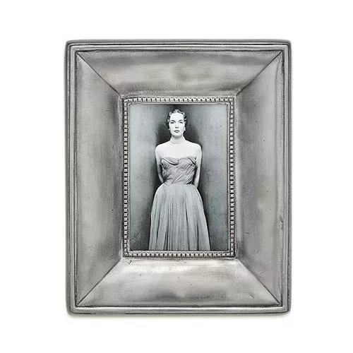 Como Small Rectangular Frame by Match Pewter