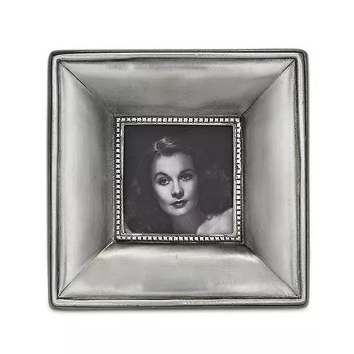 Como Small Square Frame by Match Pewter