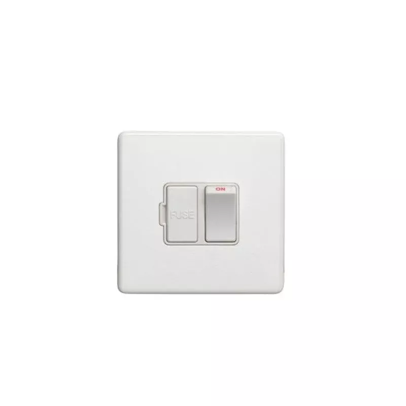 Concealed 3mm Switched Fuse Spur - Matt White