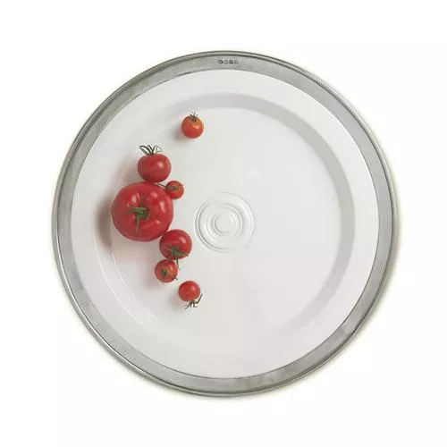 Convivio Round Platter, Large by Match Pewter