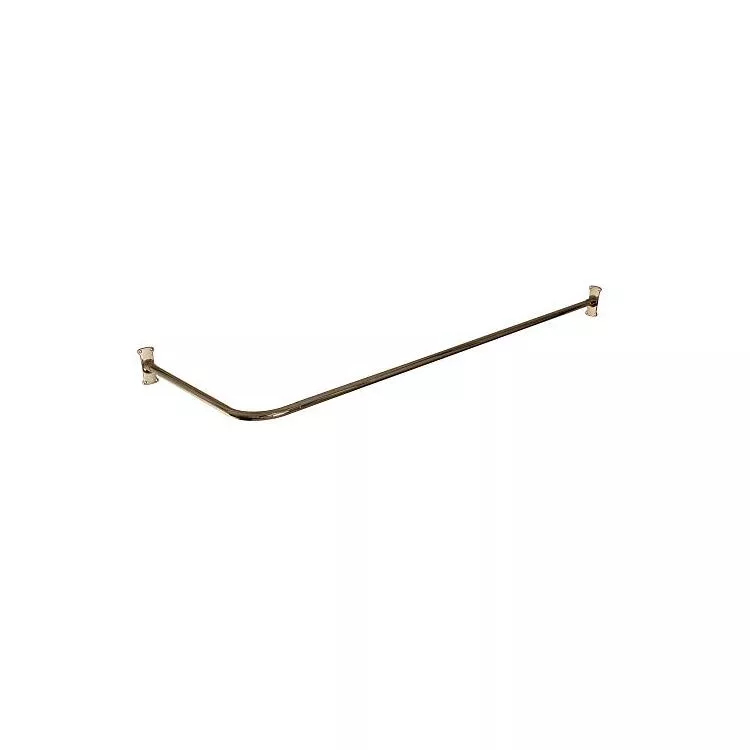 Corner Shower Rod Adjustable 72x48 Solid Brass - Barclay Products