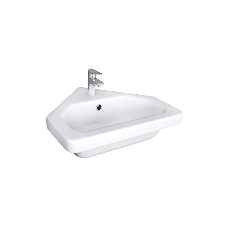 Corner Wall Hung Basin for Small Bathrooms - Barclay Products