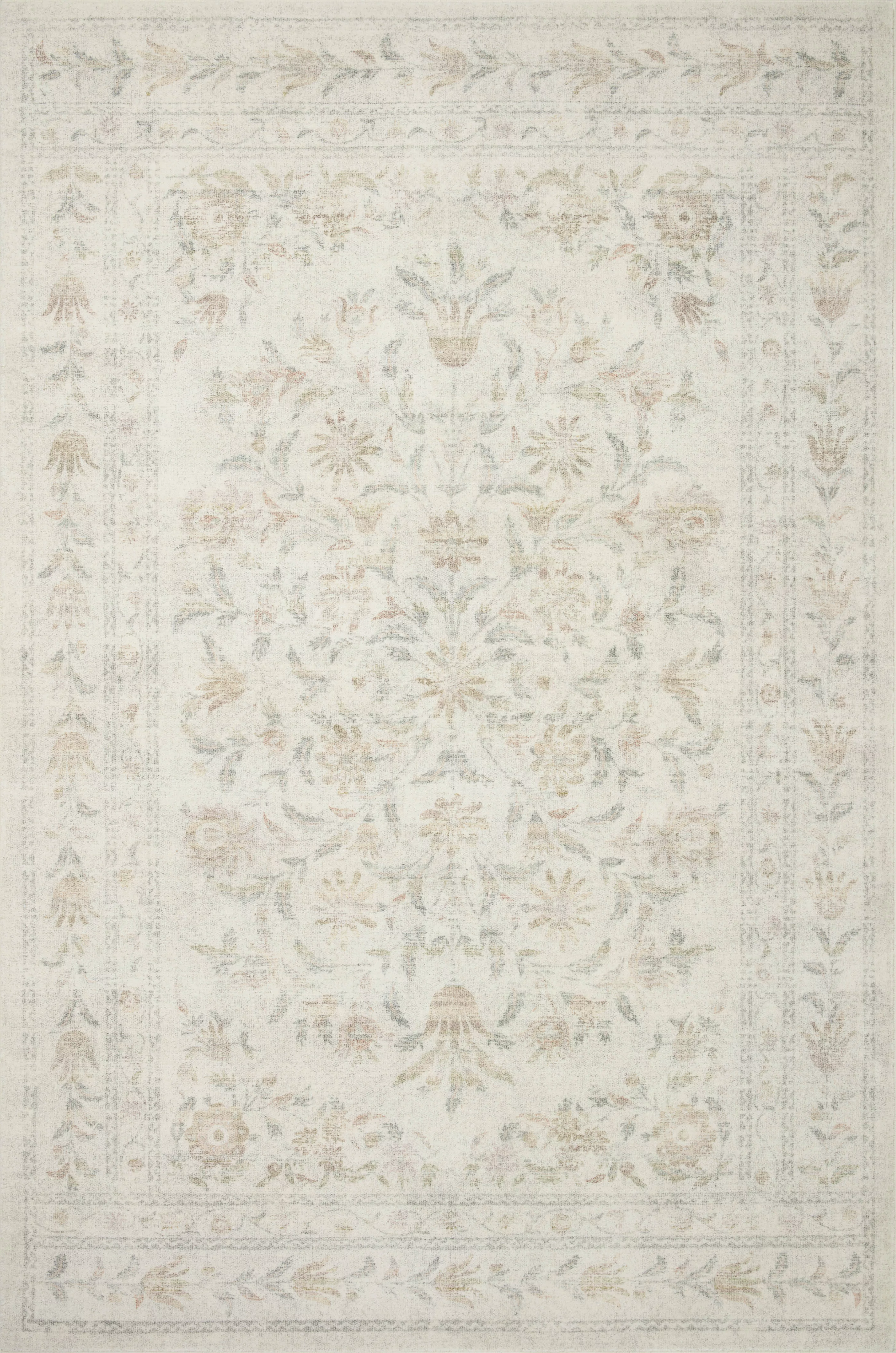 Courtyard COU01 Yellow/Multi 18" x 18" Sample Rug