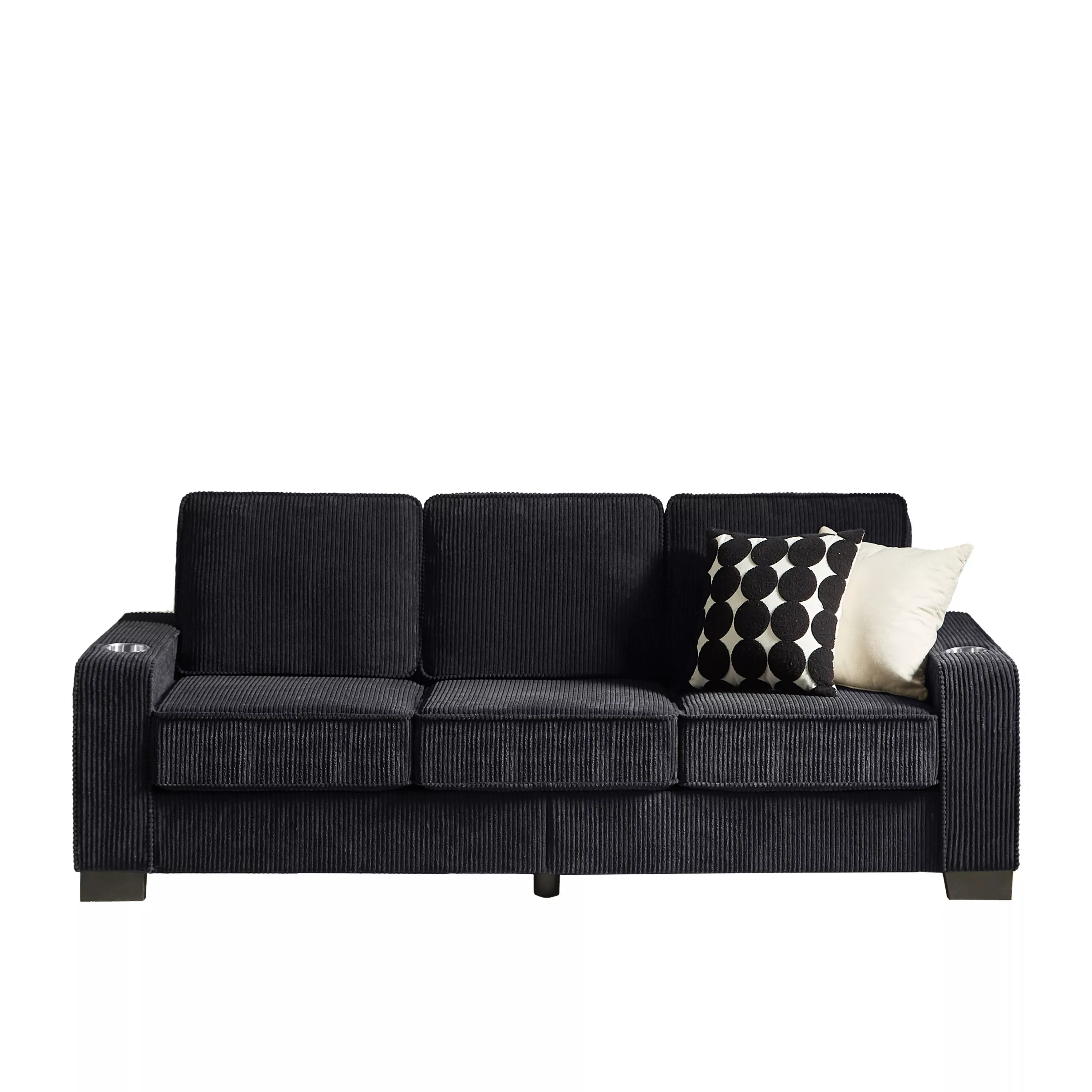 Crafre Corduroy 3‑Seater Sofa