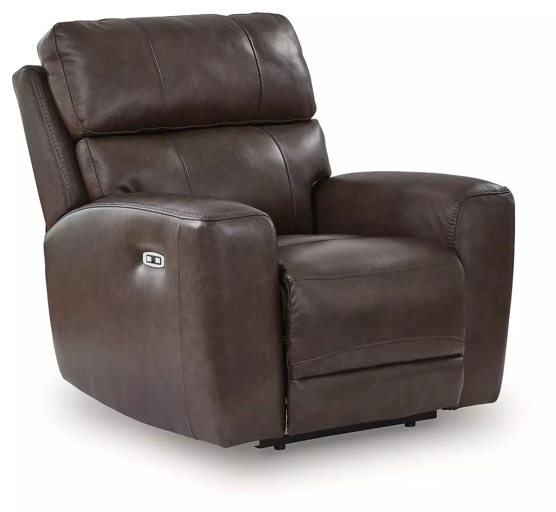 Crossplex - Power Recliner / Adjustable Headrest - Smoke