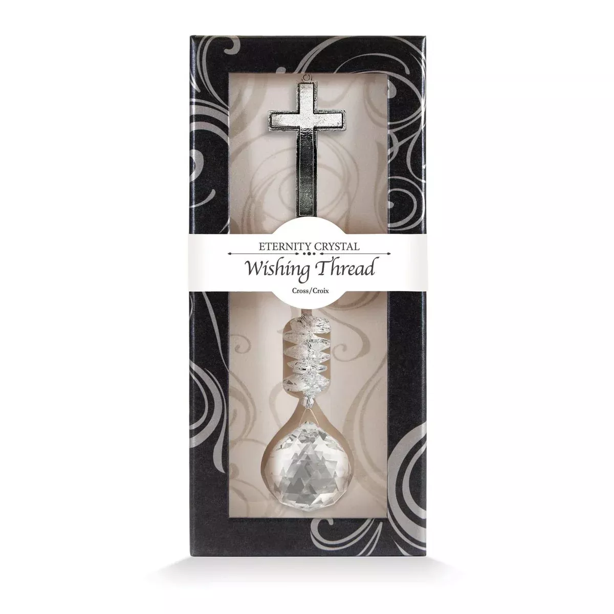 Crystal Wishing Thread - Cross